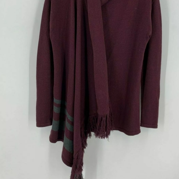 Cabi Port Fringe Wrap Cardigan Sweater 3002 - Smal - Picture 3 of 4